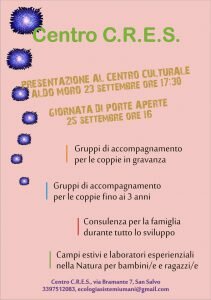 Presentazione apertura Centro CRES di San Salvo. 23 e 25 settembre