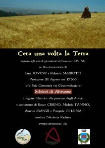 C'era una volta la terra. documentario a Schiavi di Abruzzo